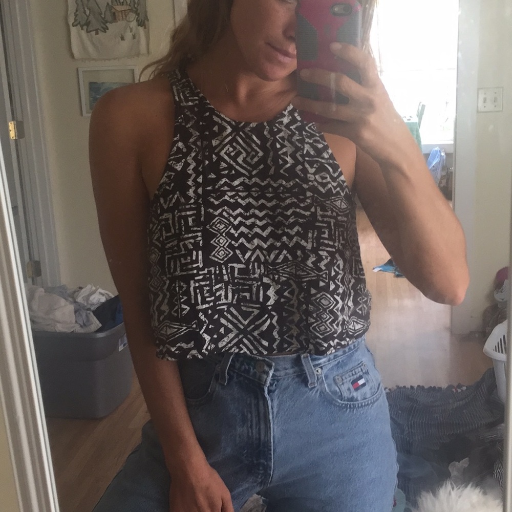 Billabong tribal crop top